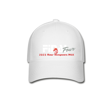 New Simpson Hill Final Four Baseball Cap - white