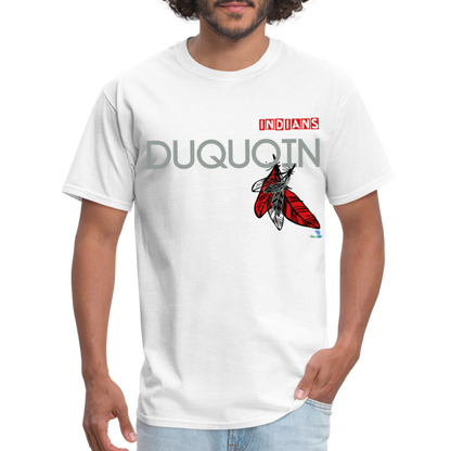 New DuQuoin Indians Unisex Classic T-Shirt - white