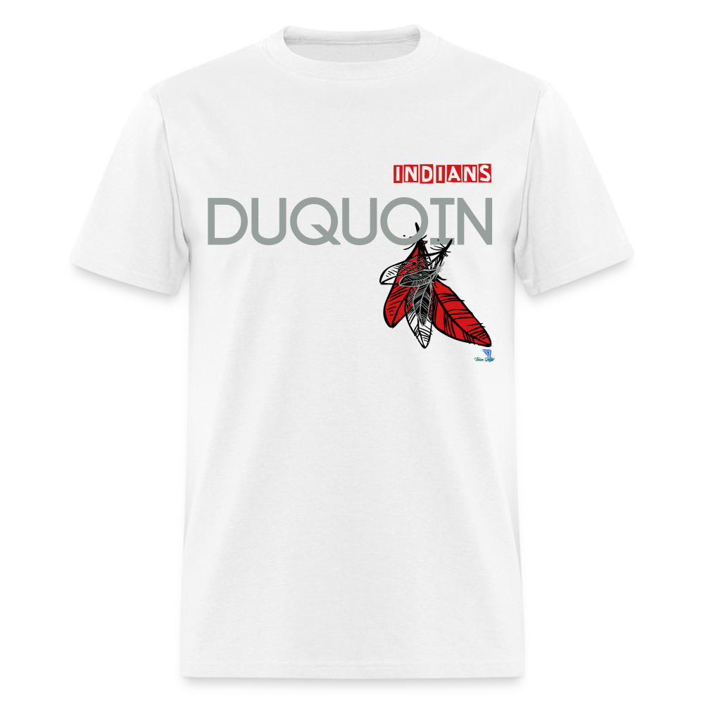 New DuQuoin Indians Unisex Classic T-Shirt - white