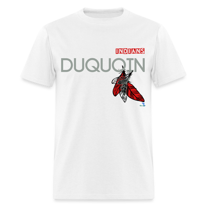 New DuQuoin Indians Unisex Classic T-Shirt - white