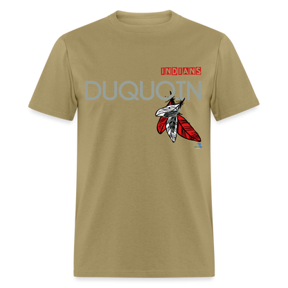 New DuQuoin Indians Unisex Classic T-Shirt - khaki