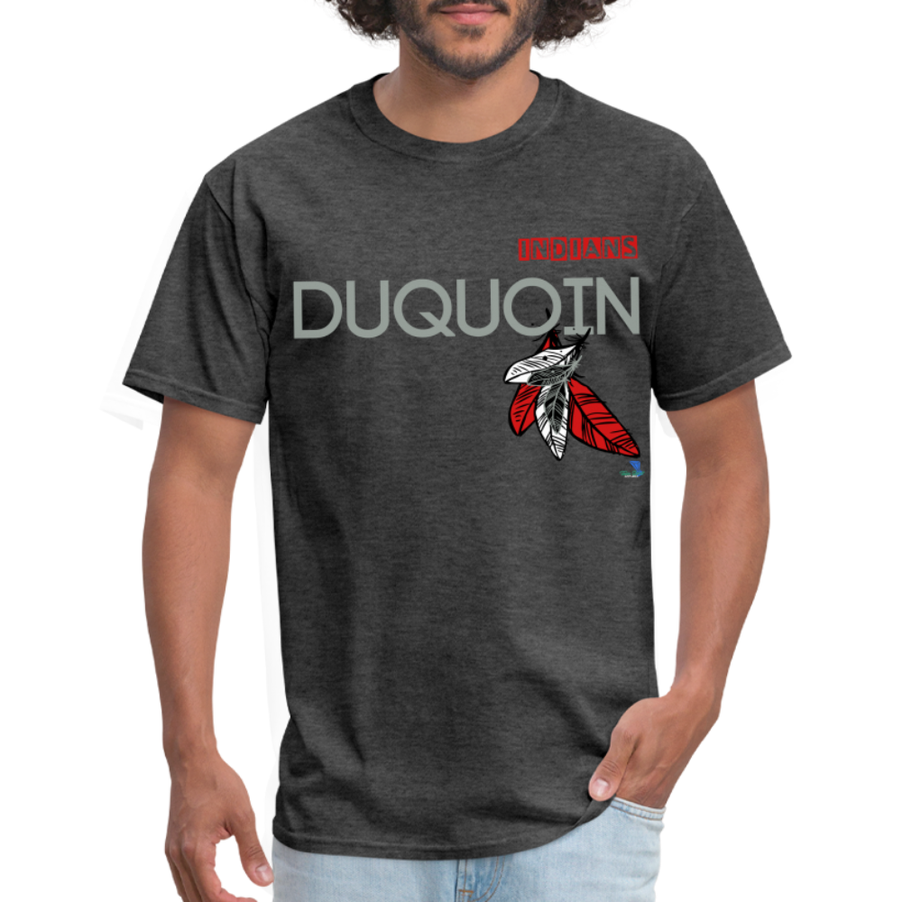 New DuQuoin Indians T-Shirt - heather black