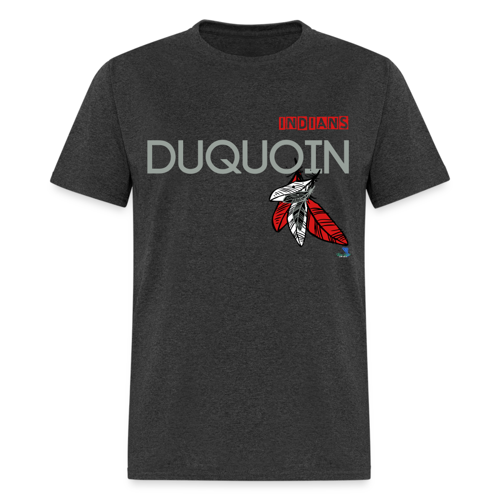 New DuQuoin Indians T-Shirt - heather black