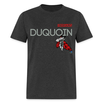 New DuQuoin Indians T-Shirt - heather black