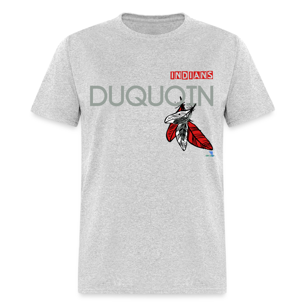 DuQuoin Indians T-Shirt - heather gray