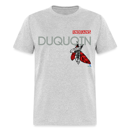 DuQuoin Indians T-Shirt - heather gray