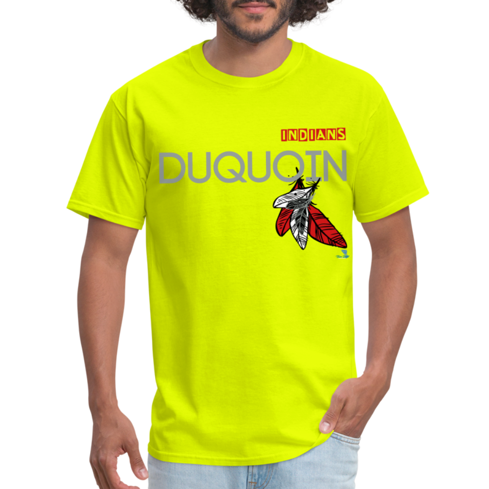 New DuQuoin Indians Unisex Classic T-Shirt - safety green