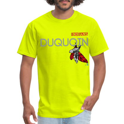 New DuQuoin Indians Unisex Classic T-Shirt - safety green