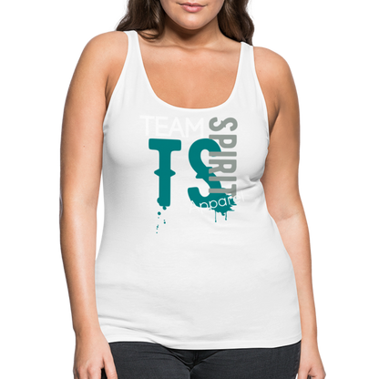 Team Spirit Apparel Women’s Premium Tank Top - white