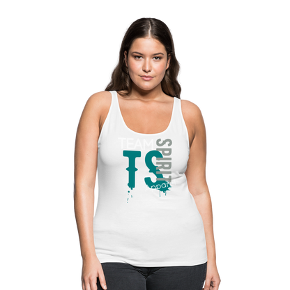 Team Spirit Apparel Women’s Premium Tank Top - white