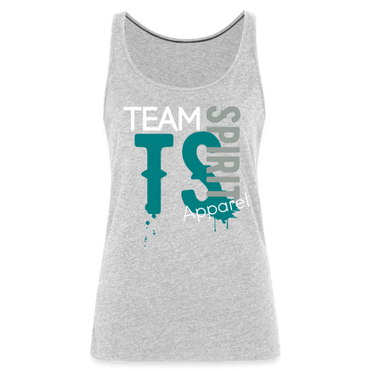 Team Spirit Apparel Women’s Premium Tank Top - heather gray