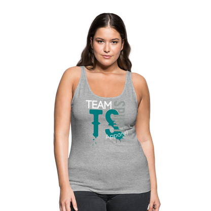 Team Spirit Apparel Women’s Premium Tank Top - heather gray