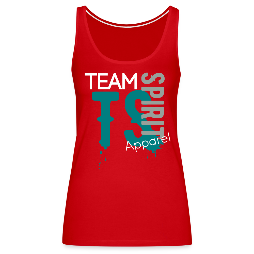 Team Spirit Apparel Women’s Premium Tank Top - red