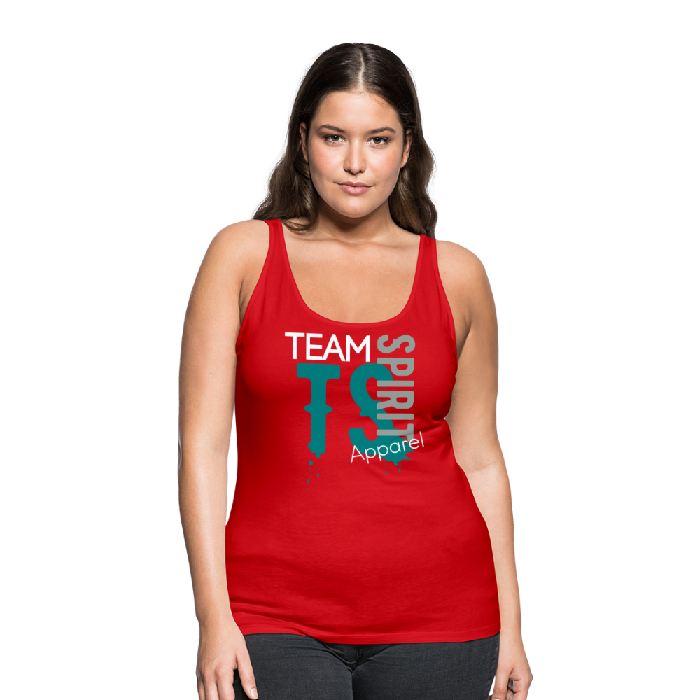 Team Spirit Apparel Women’s Premium Tank Top - red