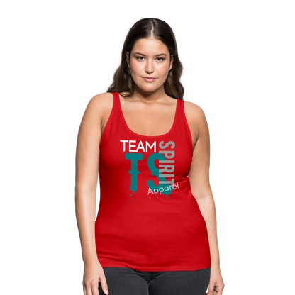 Team Spirit Apparel Women’s Premium Tank Top - red