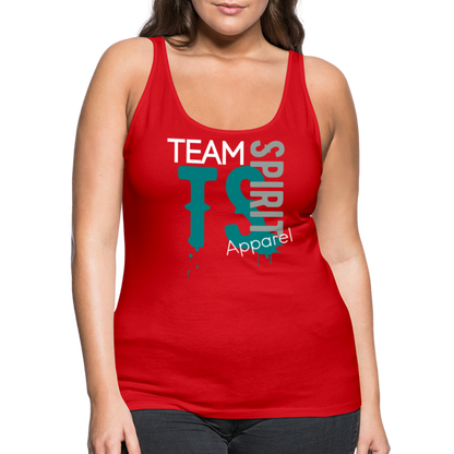 Team Spirit Apparel Women’s Premium Tank Top - red