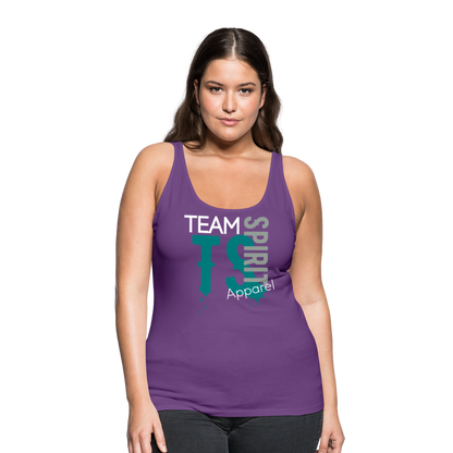 Team Spirit Apparel Women’s Premium Tank Top - purple