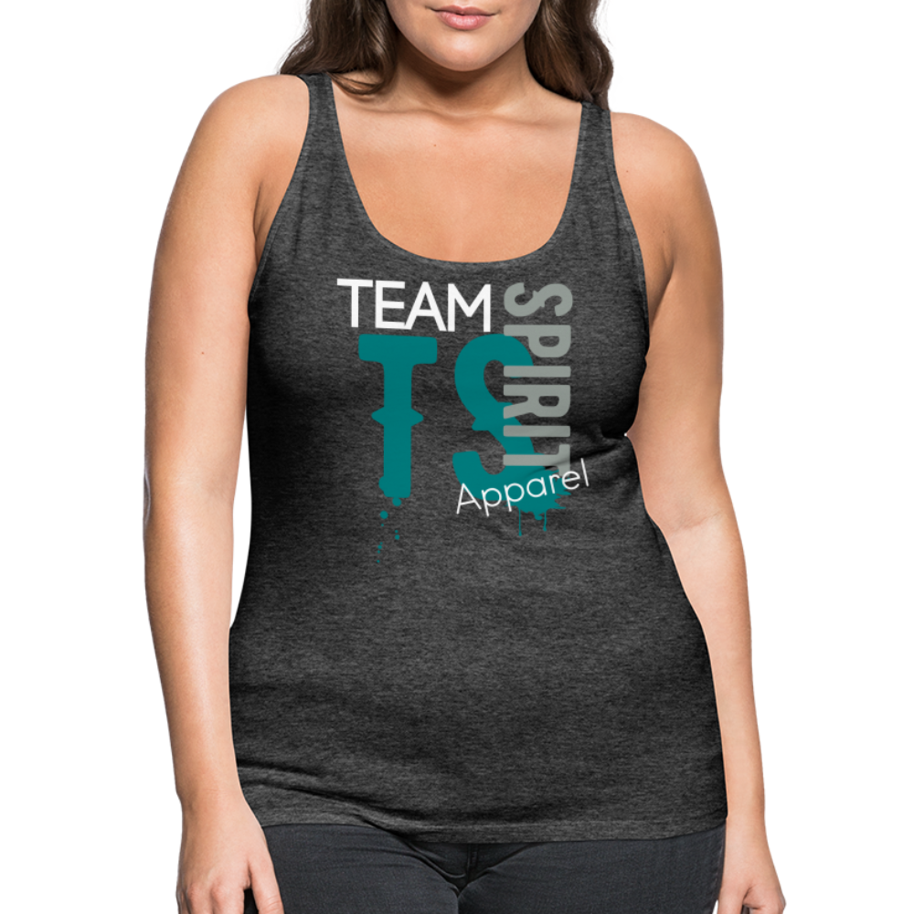 Team Spirit Apparel Women’s Premium Tank Top - charcoal grey