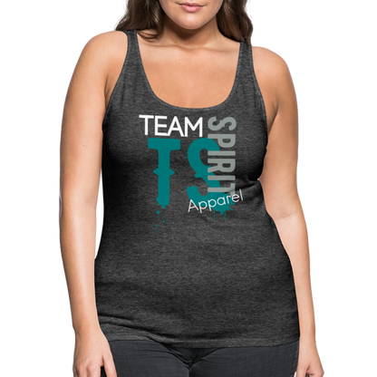 Team Spirit Apparel Women’s Premium Tank Top - charcoal grey