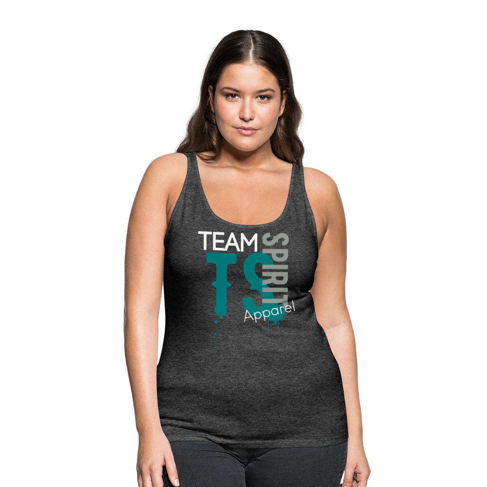 Team Spirit Apparel Women’s Premium Tank Top - charcoal grey