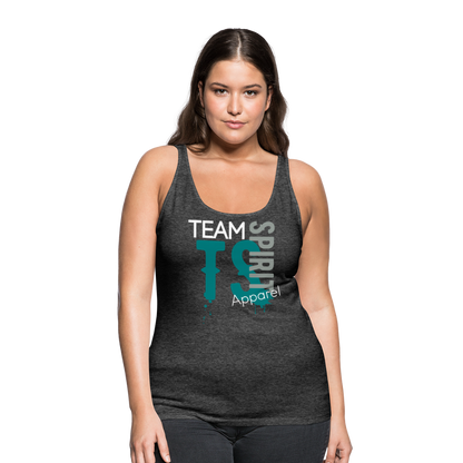 Team Spirit Apparel Women’s Premium Tank Top - charcoal grey