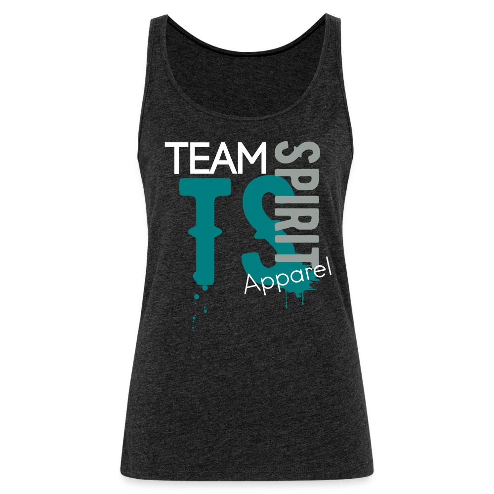 Team Spirit Apparel Women’s Premium Tank Top - charcoal grey