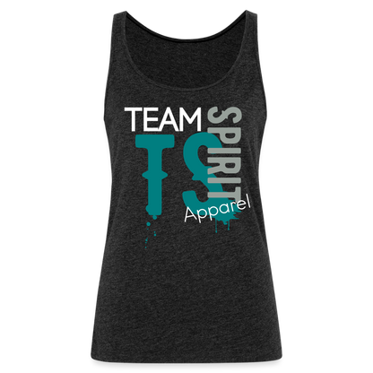 Team Spirit Apparel Women’s Premium Tank Top - charcoal grey