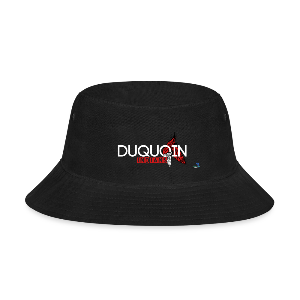 DuQuoin Indians Bucket Hat - black