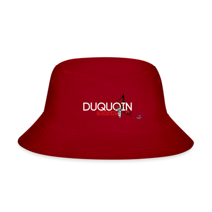 DuQuoin Indians Bucket Hat - red