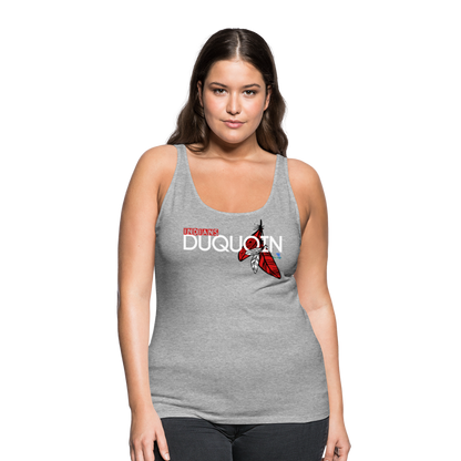 DuQuoin Indians Women’s Premium Tank Top - heather gray