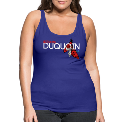 DuQuoin Indians Women’s Premium Tank Top - royal blue