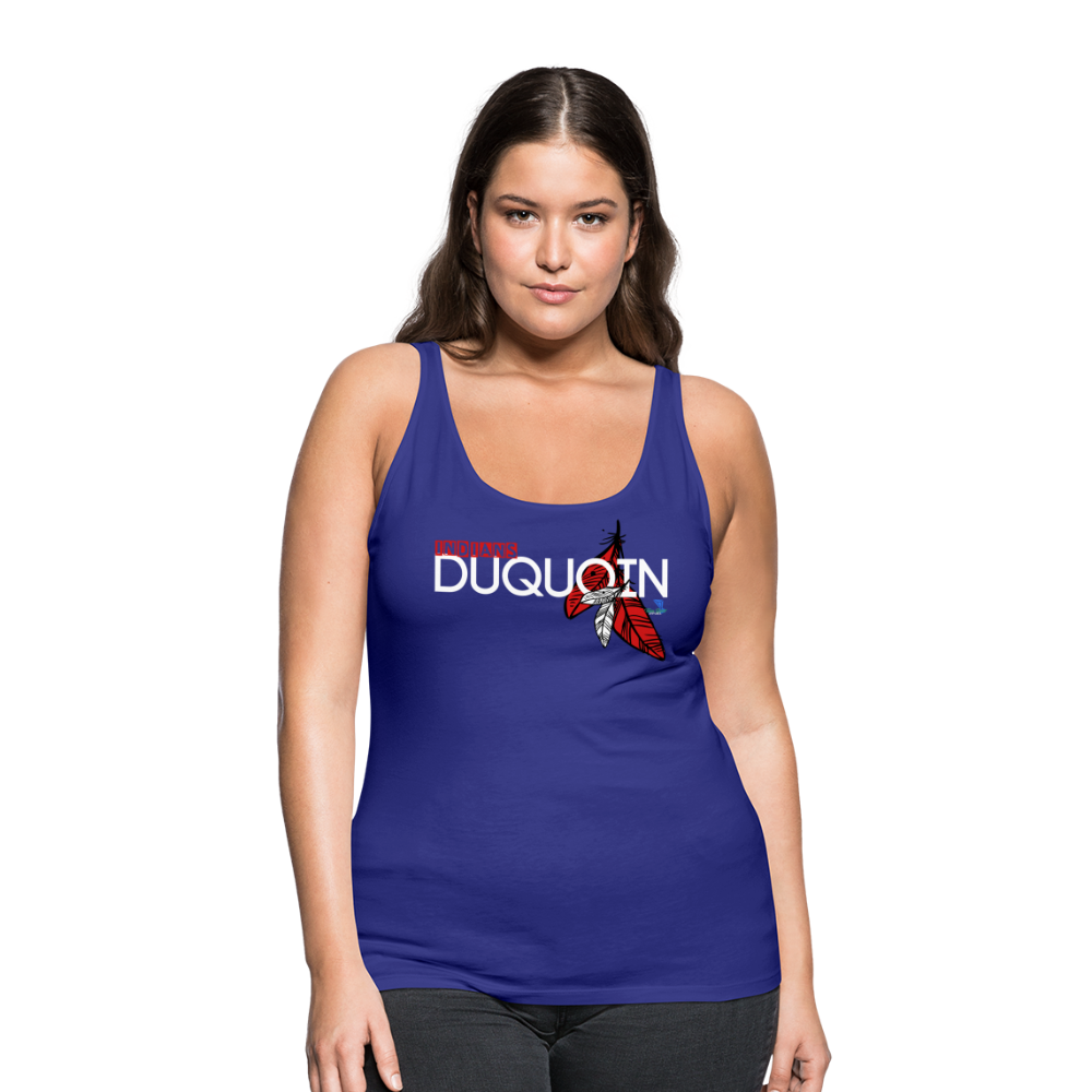 DuQuoin Indians Women’s Premium Tank Top - royal blue