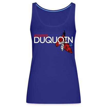 DuQuoin Indians Women’s Premium Tank Top - royal blue