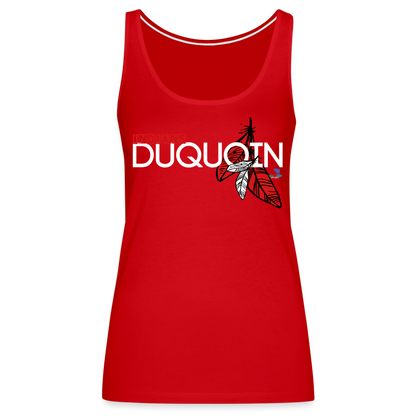 DuQuoin Indians Women’s Premium Tank Top - red