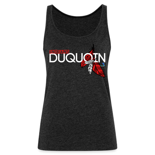 DuQuoin Indians Women’s Premium Tank Top - charcoal grey