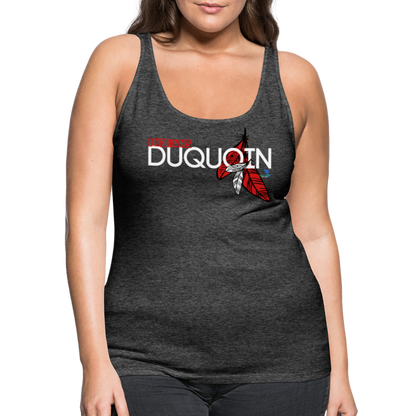 DuQuoin Indians Women’s Premium Tank Top - charcoal grey