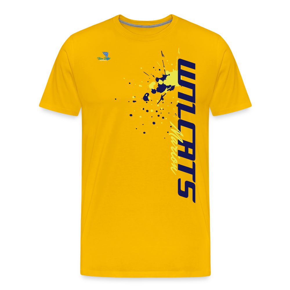 Marion Wildcats Men's Premium T-Shirt - sun yellow