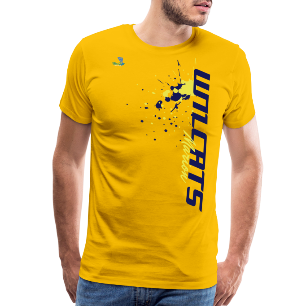 Marion Wildcats Men's Premium T-Shirt - sun yellow