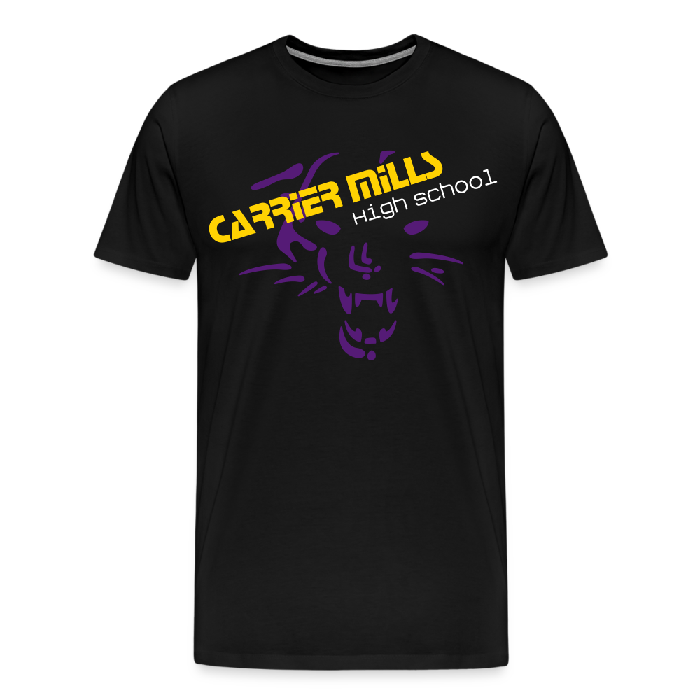 Carrier Mills Wildcats Men's Premium T-Shirt - black