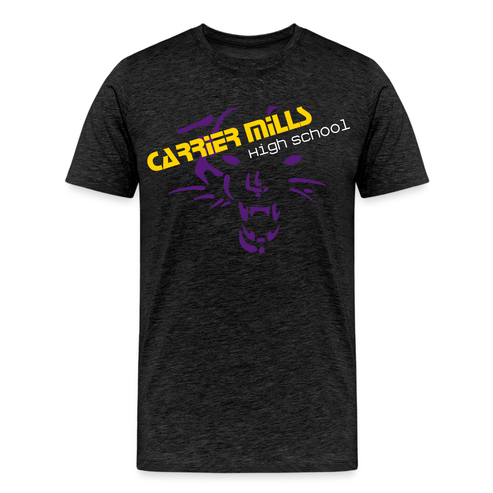 Carrier Mills Wildcats Men's Premium T-Shirt - charcoal grey