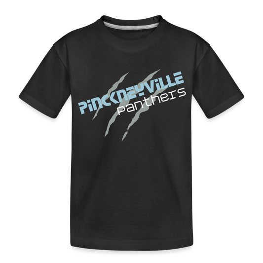 Pinckneyville Panthers Kid’s Premium Organic T-Shirt - black