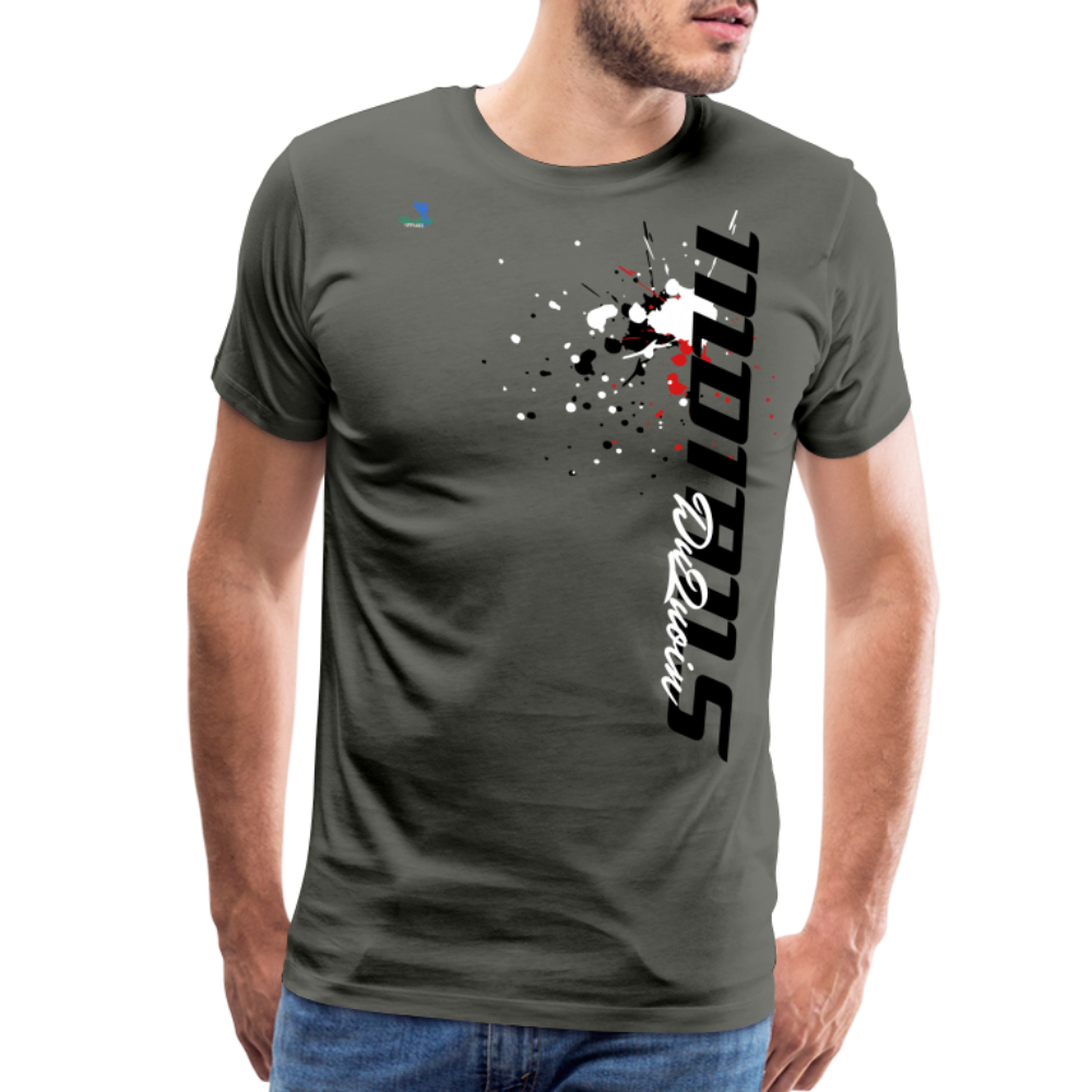 DuQuoin Indians Unisex Premium T-Shirt - asphalt gray