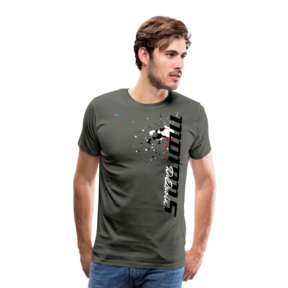 DuQuoin Indians Unisex Premium T-Shirt - asphalt gray