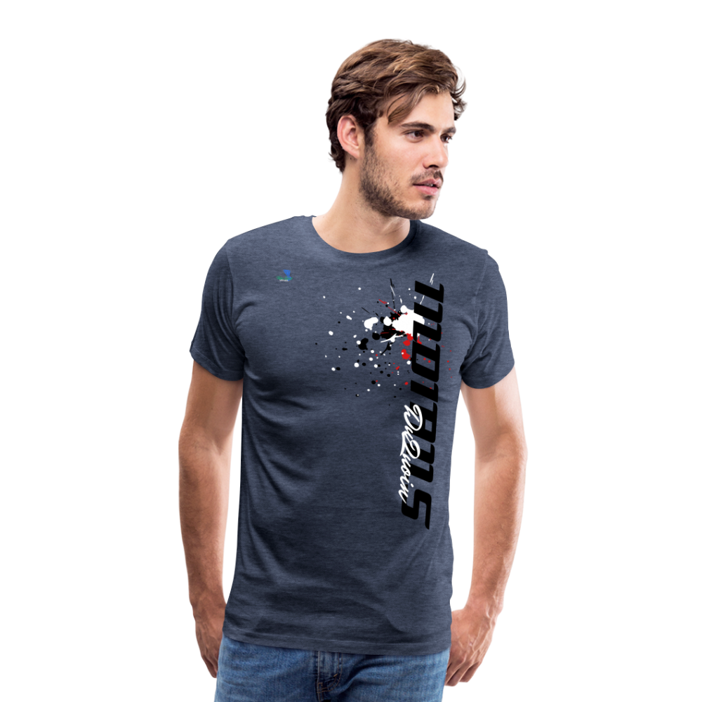 DuQuoin Indians Unisex Premium T-Shirt - heather blue