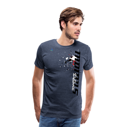 DuQuoin Indians Unisex Premium T-Shirt - heather blue