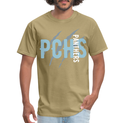 Pinckneyville Panthers Unisex Premium T-Shirt - khaki