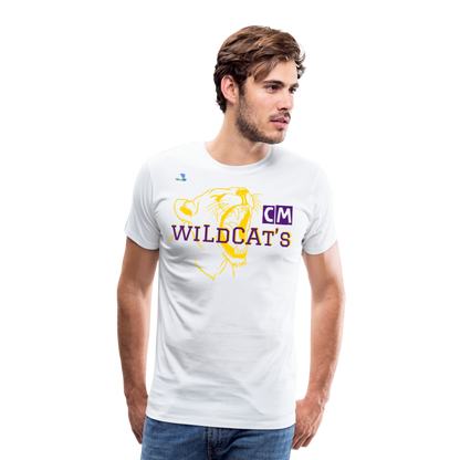 Carrier Mills Wildcats Unisex Premium T-Shirt - white