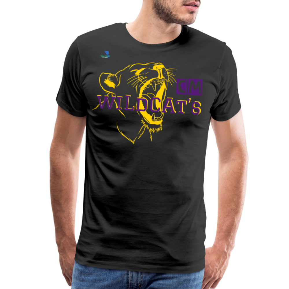 Carrier Mills Wildcats Unisex Premium T-Shirt - black