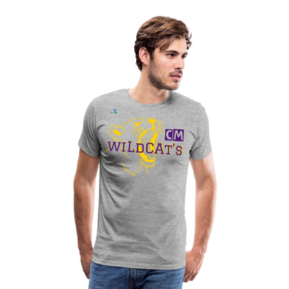 Carrier Mills Wildcats Unisex Premium T-Shirt - heather gray