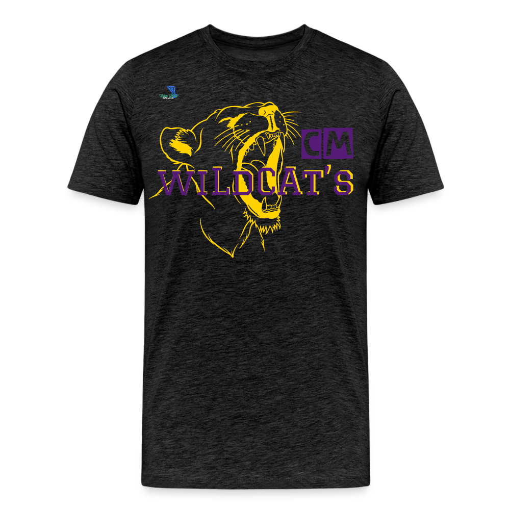 Carrier Mills Wildcats Unisex Premium T-Shirt - charcoal grey